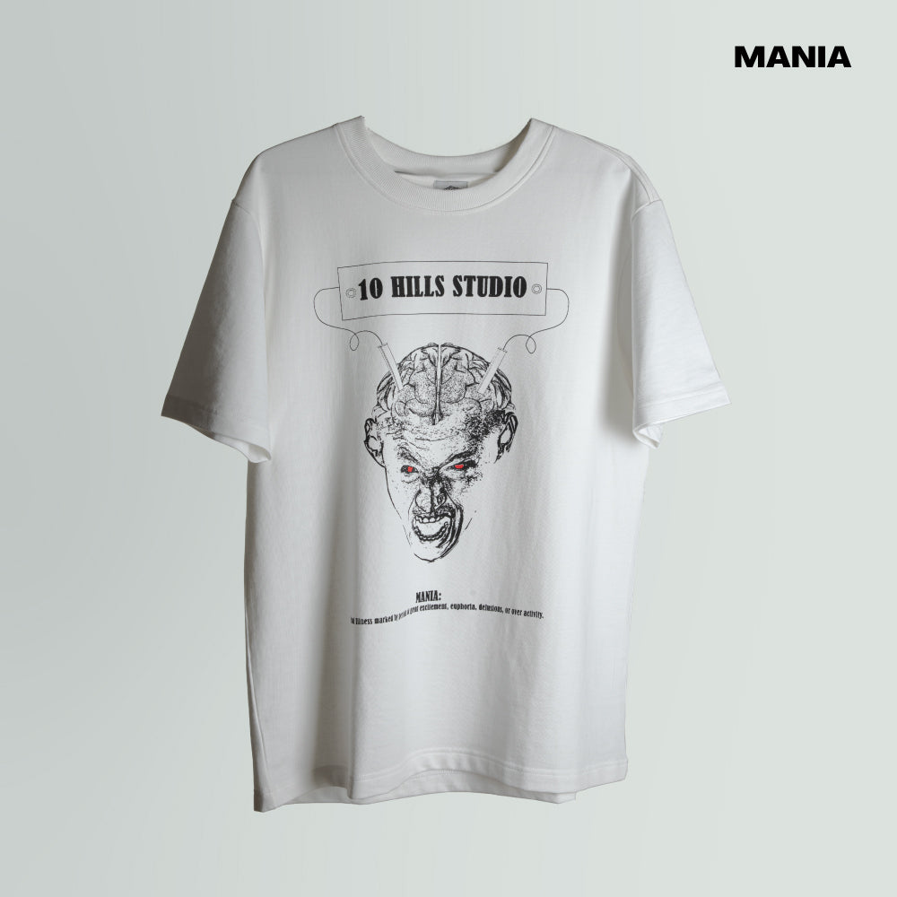Mania White 'Lobotomy' Oversize T-shirt