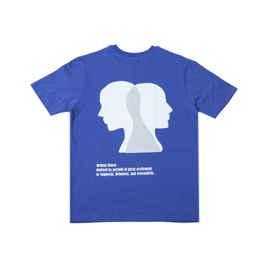 Mania Unisex Blue "Duality" Oversize Tee