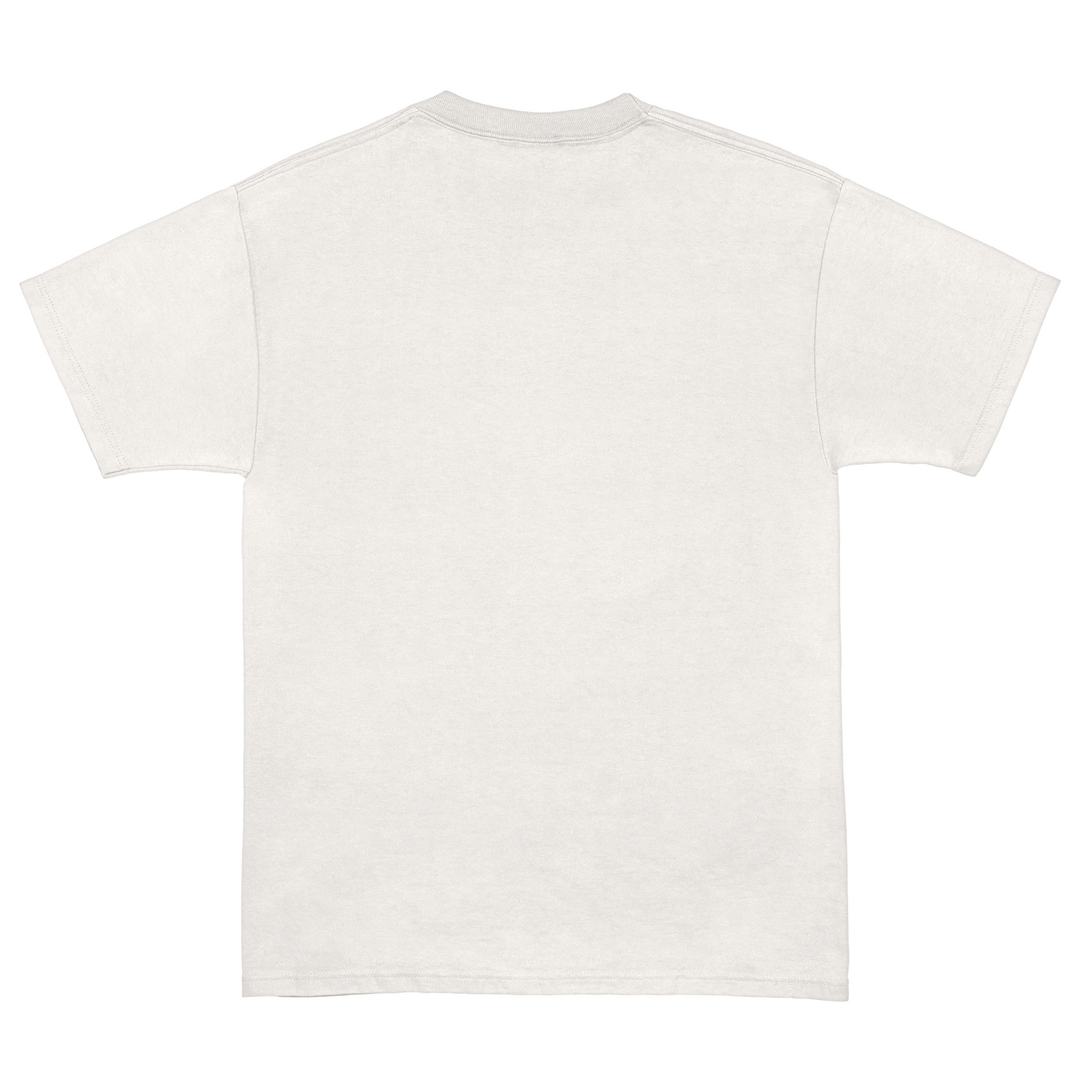 Back View of 10 Hills Studio Unisex 'Dead Society' White Boxy T-Shirt