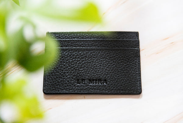 Le Mira 'The Mini' Genuine Leather Cardholder - reference