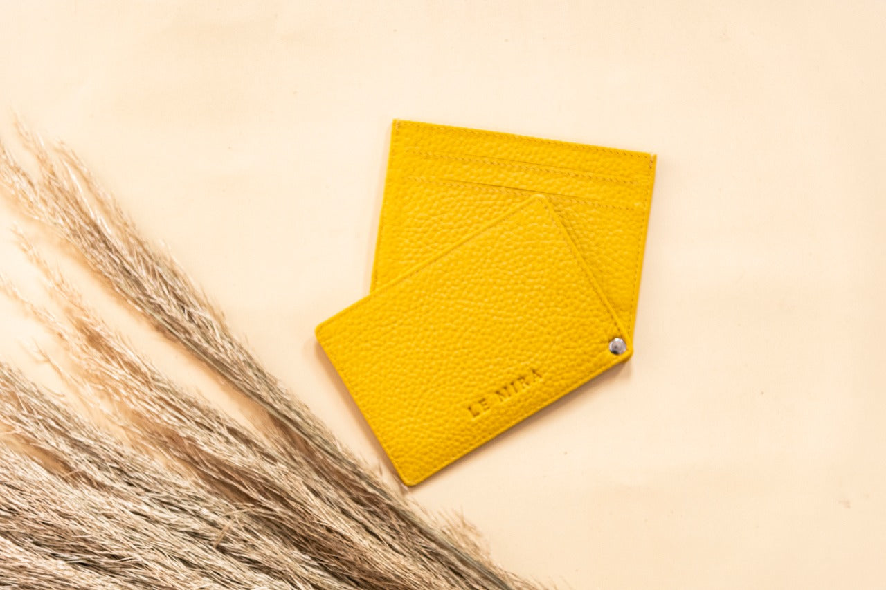 Le Mira 'The Twist' Genuine Leather Cardholder