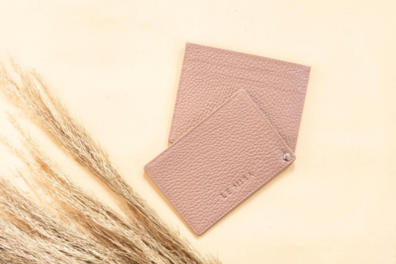 Le Mira 'The Twist' Genuine Leather Cardholder