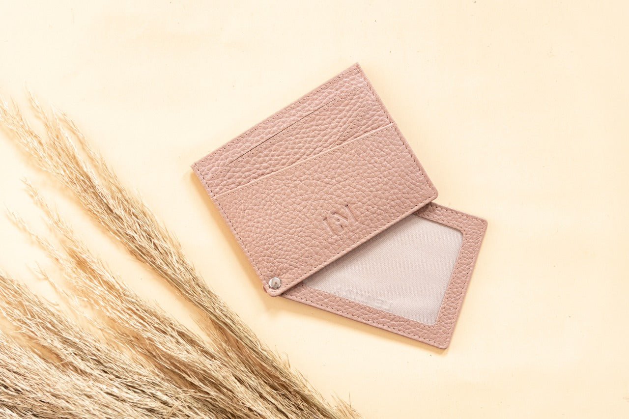 Le Mira 'The Twist' Genuine Leather Cardholder