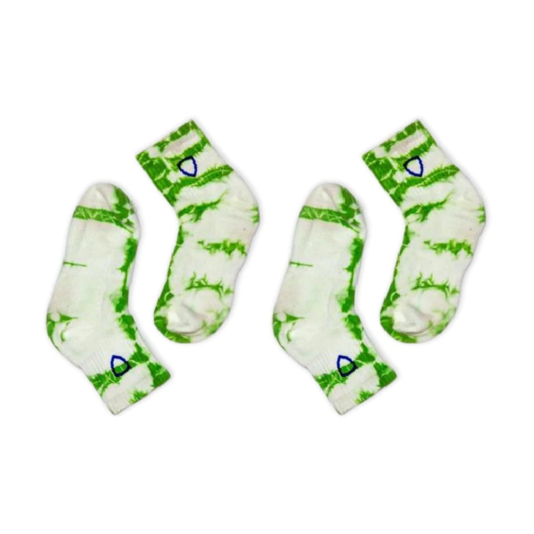 Helios Styocks Tie & Dye Ankle Length Cushion Socks - Green