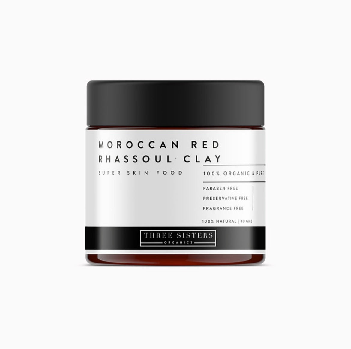 Three Sisters Organics Moroccan Red Rhassoul Clay