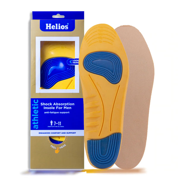 Helios Shock Absorption Insole For Men - Size 7-11 (Trim to Fit) - reference