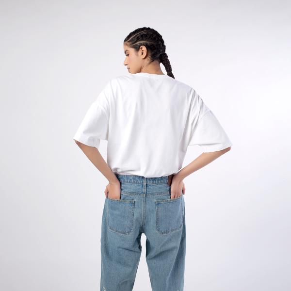 Straight outta Osaka White Tee by A Skating Monk