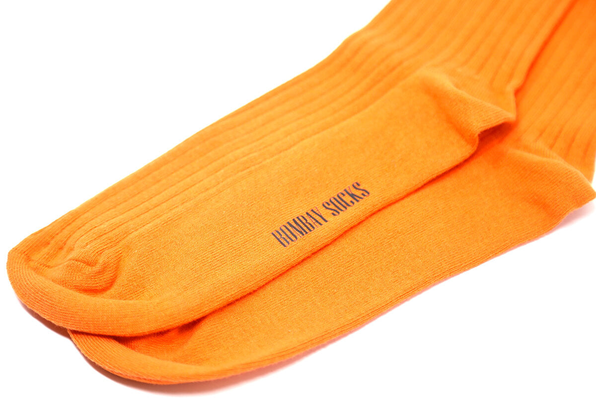 Bombay Sock Company Outrageous Orange Socks