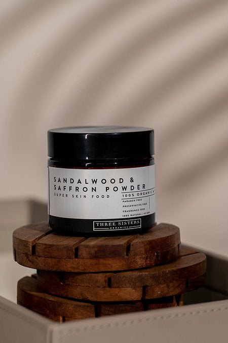 Three Sisters Organics Sandalwood & Saffron Powder
