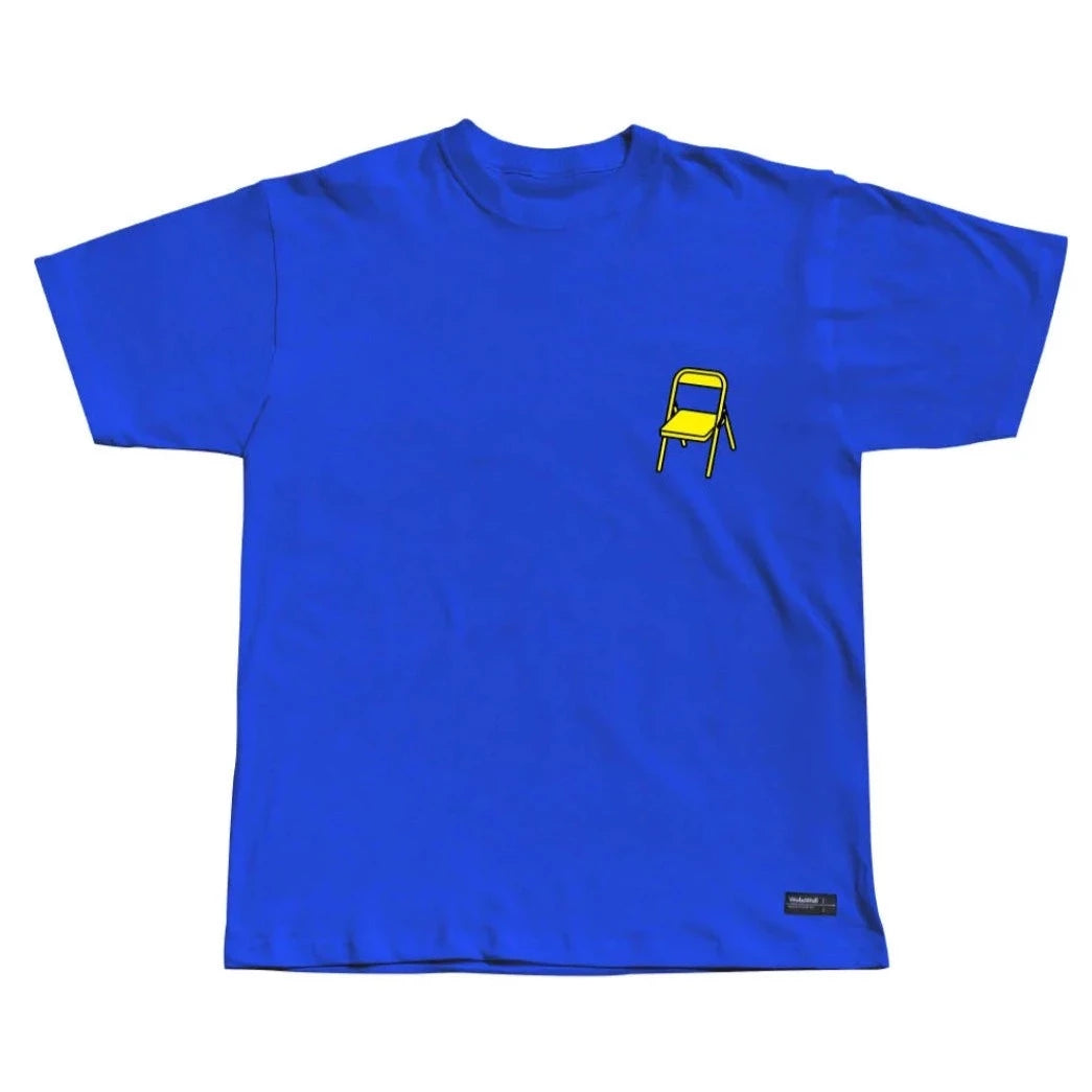 WalaWali Unisex Blue 'The War Chair' Oversize Recycled Tee