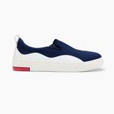 Enhanced Canvas Slip On - Wavey Blue
