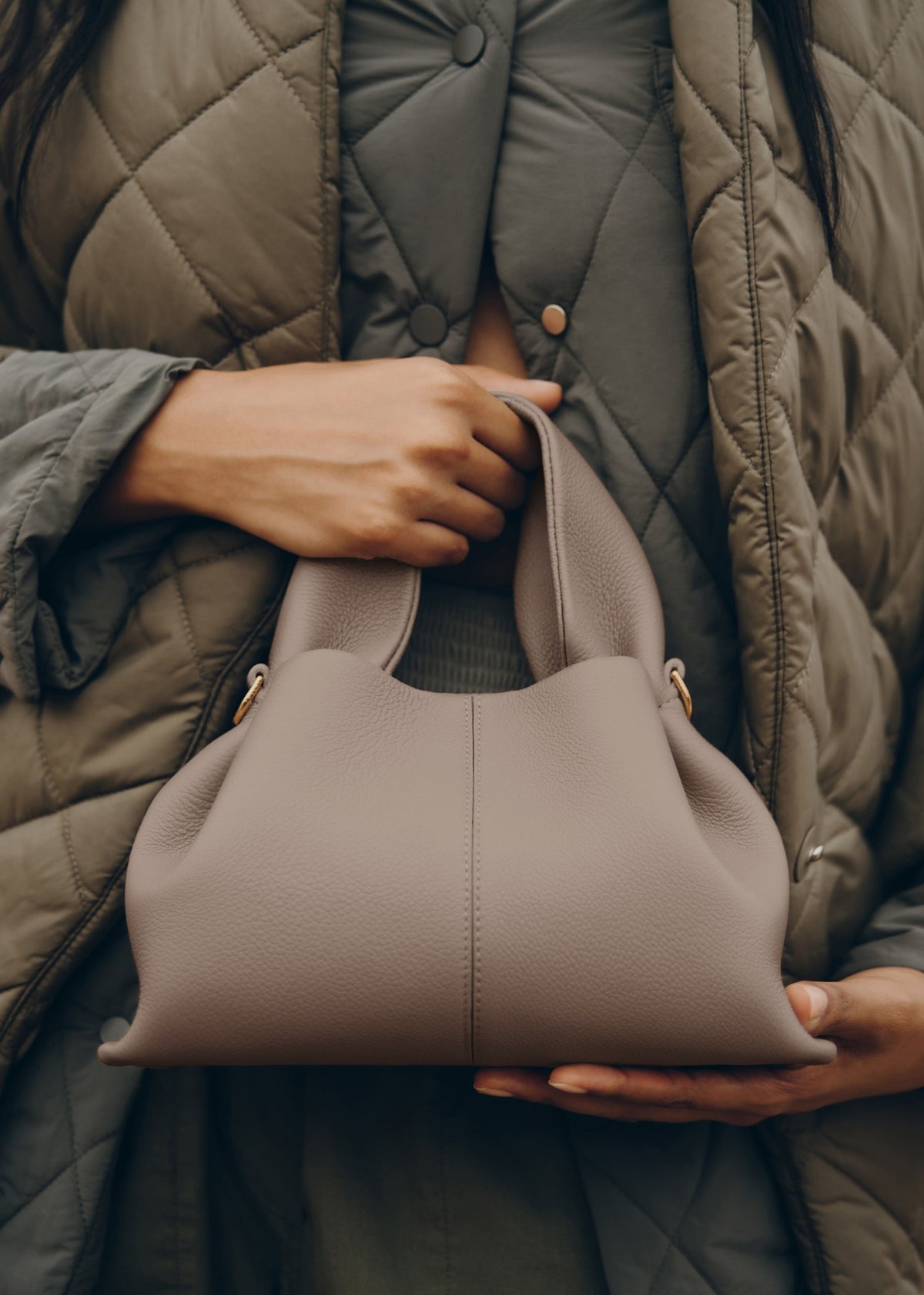 Polene Numero Neuf Mini Bag - Taupe