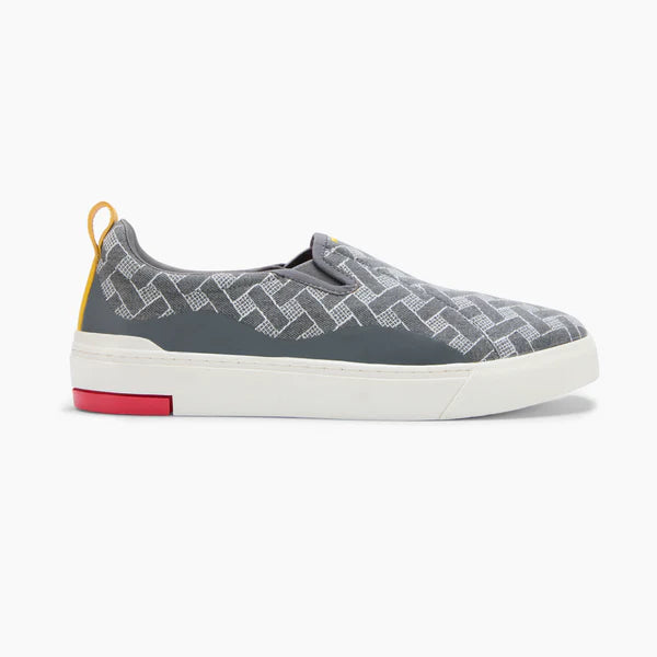 Ludic Enhanced Canvas Slip On - Piscator Grey
