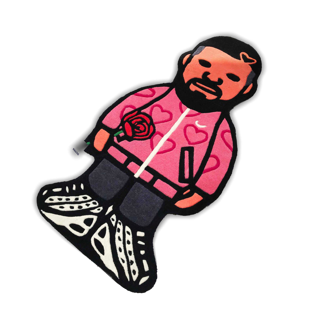 Drake Tuffing Rug Drake Rug by Noche – 10 Hills Studio