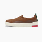 Ludic Enhanced Canvas Slip On - Petrichor Brown