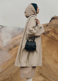 Polene Numero Un Nano Edition Textured Bag - Black