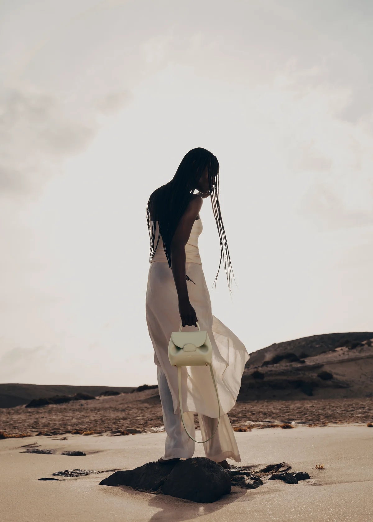 Polene Numero Un Nano Edition Smooth Bag - Aloe