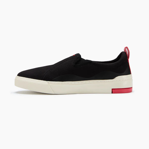Ludic Enhanced Canvas Slip On - Orca Black