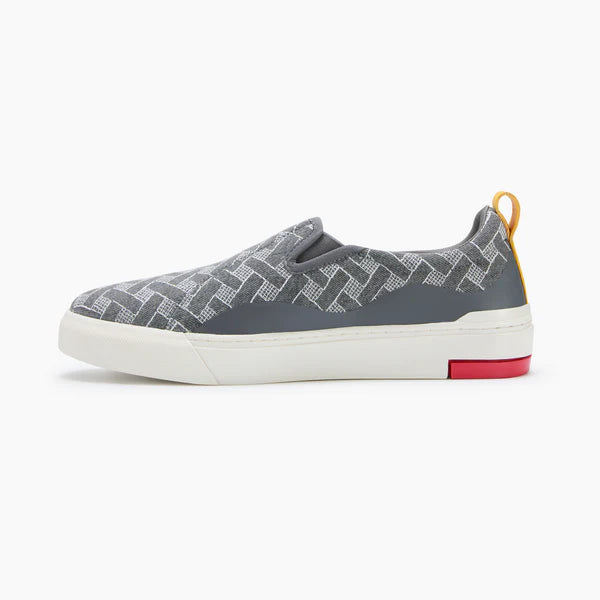 Ludic Enhanced Canvas Slip On - Piscator Grey