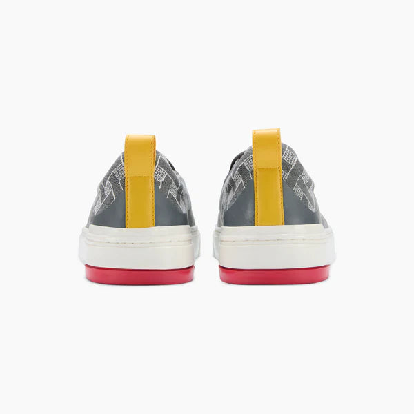 Ludic Enhanced Canvas Slip On - Piscator Grey