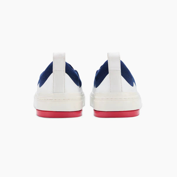 Ludic Enhanced Canvas Slip On - Wavey Blue