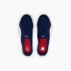Ludic Enhanced Canvas Slip On - Wavey Blue
