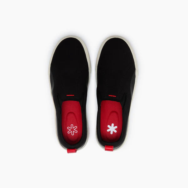 Ludic Enhanced Canvas Slip On - Orca Black