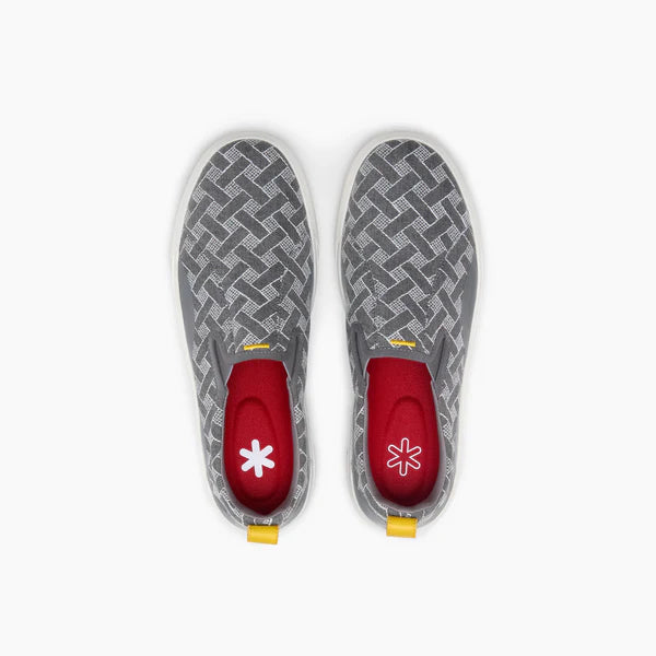 Ludic Enhanced Canvas Slip On - Piscator Grey