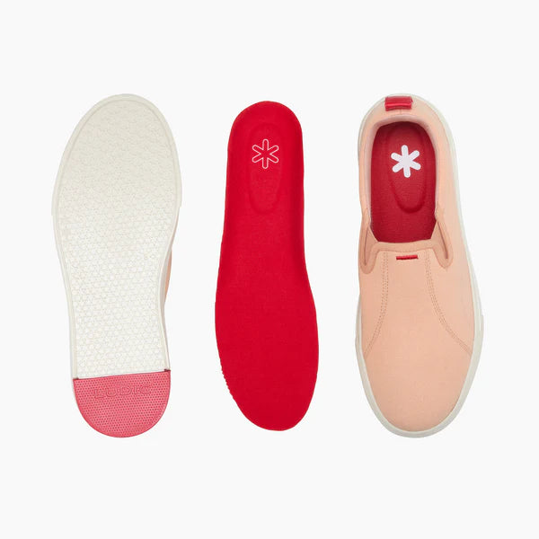 Ludic Enhanced Canvas Slip On - Himalayan Pink