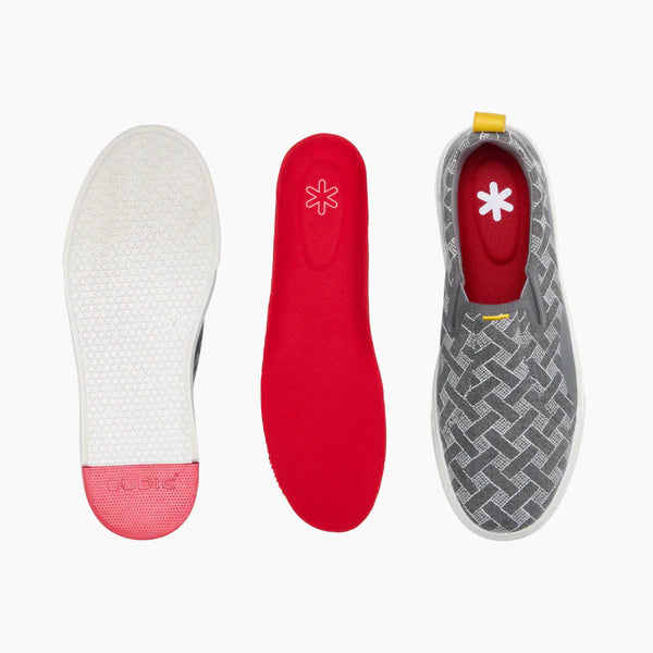 Ludic Enhanced Canvas Slip On - Piscator Grey