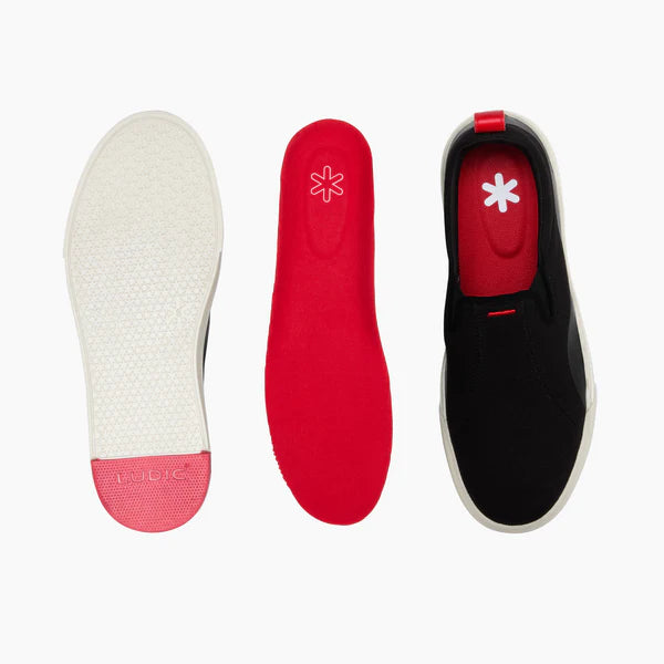 Ludic Enhanced Canvas Slip On - Orca Black