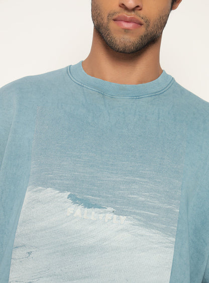 Fall Fly Blue Sweatshirt Waves of Nice