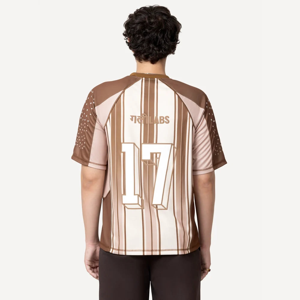 Gully Labs Gully 17 Jersey - Gati Beige (Crew Neck)