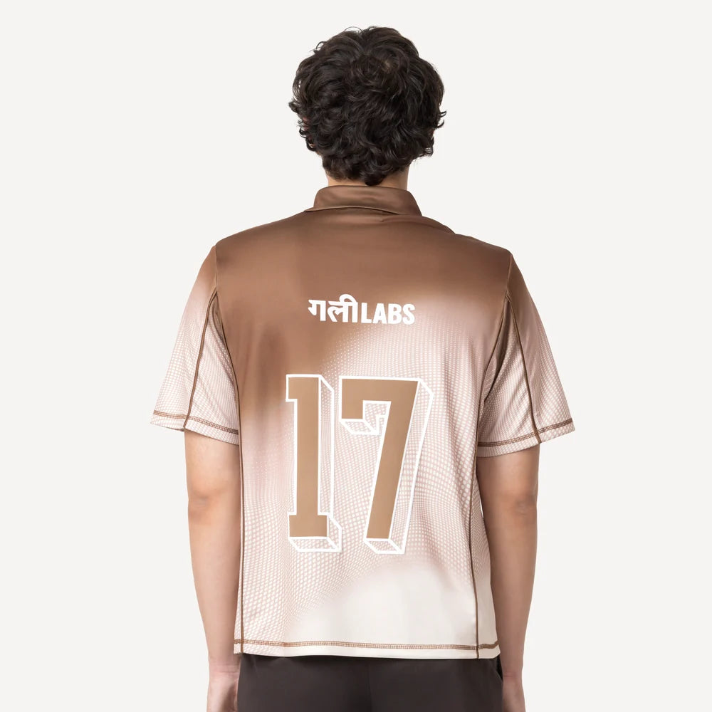 Gully Labs Gully 17 Jersey - Gati Beige (Polo Neck)