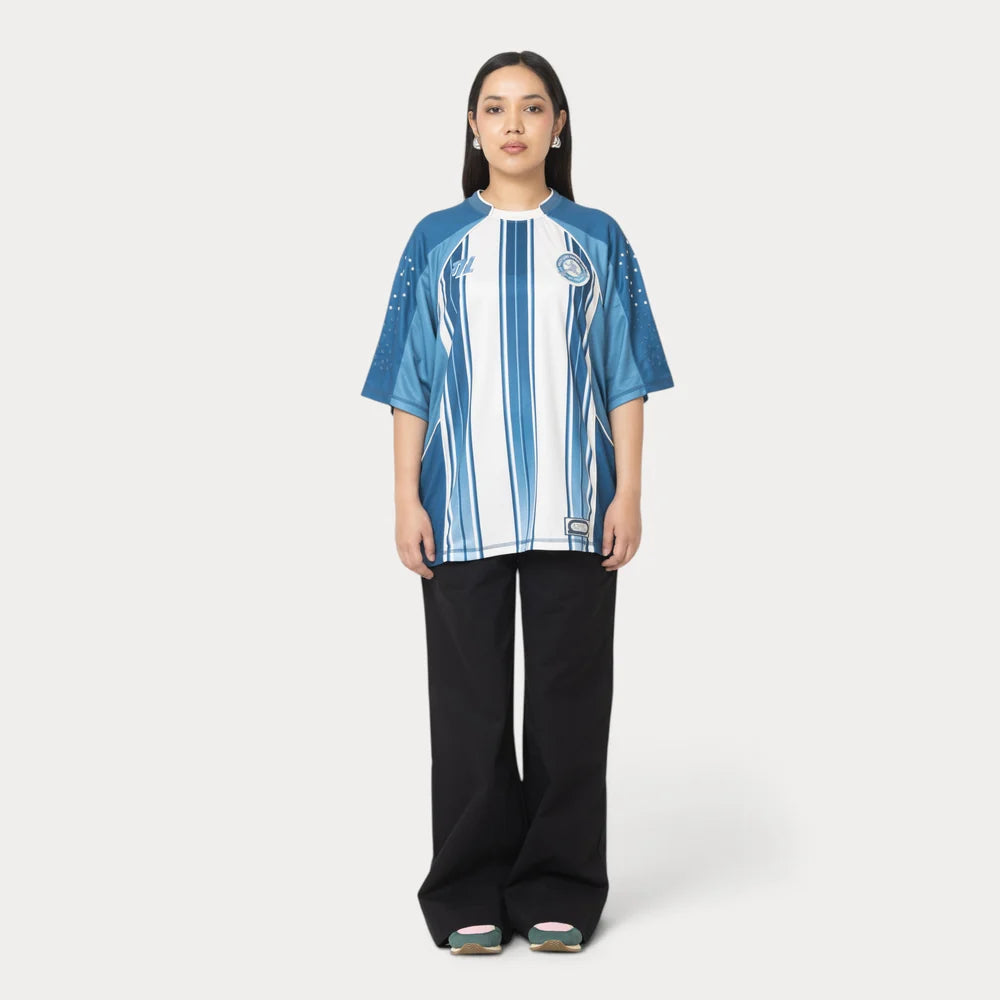 Gully Labs Gully 17 Jersey - Udaan Blue (Crew Neck)