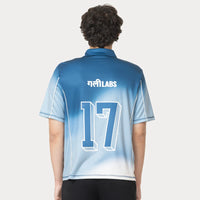 Gully Labs Gully 17 Jersey - Udaan Blue (Polo Neck)