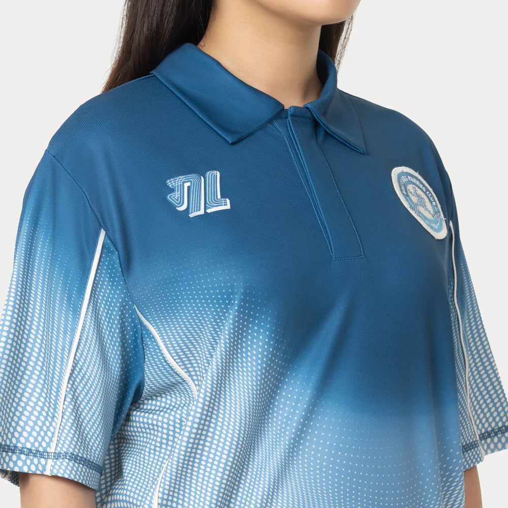 Gully Labs Gully 17 Jersey - Udaan Blue (Polo Neck)