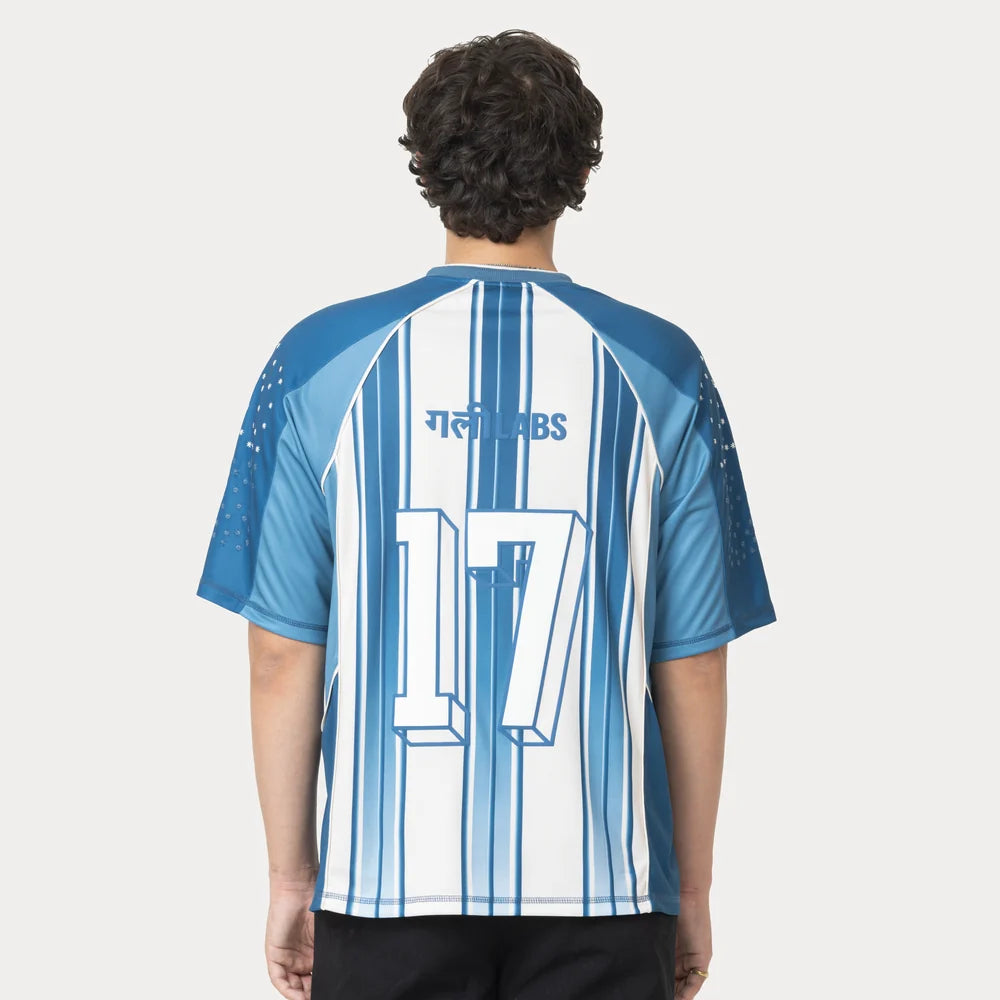 Gully Labs Gully 17 Jersey - Udaan Blue (Crew Neck)