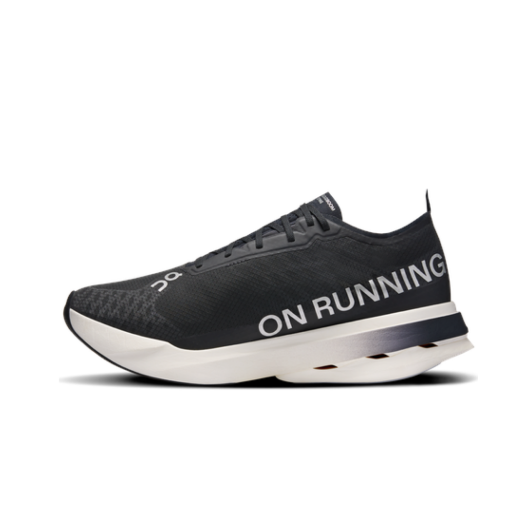 ON Running Cloudboom Strike Black White