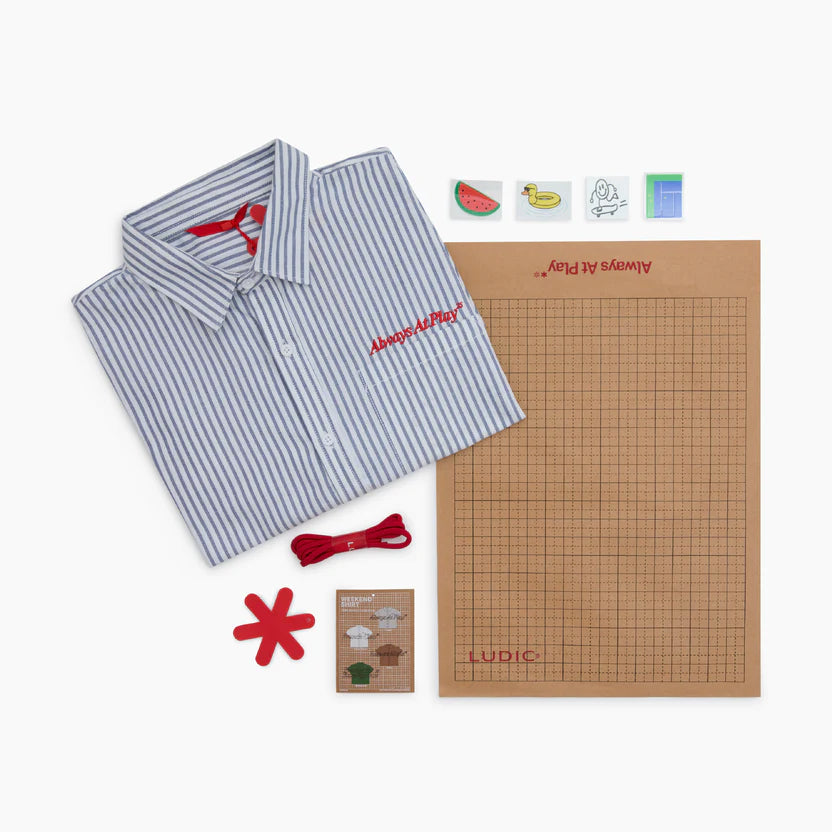 Ludic Weekend Shirt Lychee Blue