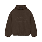 Fear of God Essentials Nylon Fleece Hoodie SS24 Heather Wood