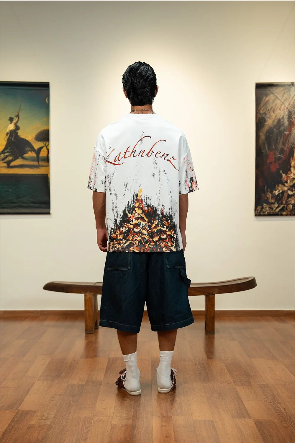 Kathnbenz Oversized White T-Shirt - Sea Catch