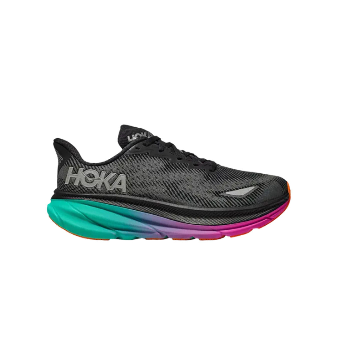 Hoka Clifton 9 GORE-TEX 'Black Electric Aqua'