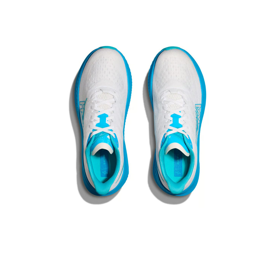 Hoka Mach 6 'White Skyward Blue'