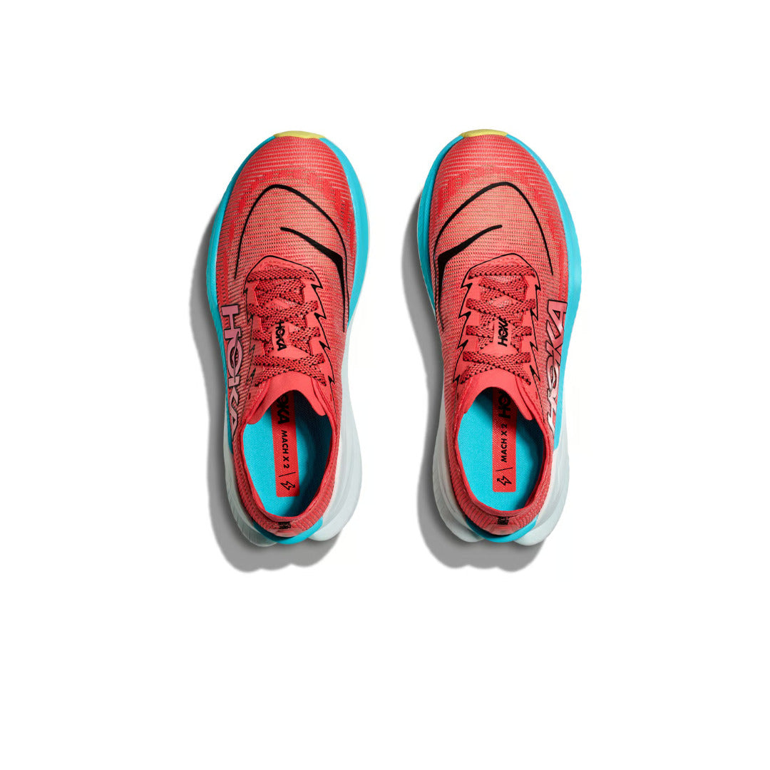 Hoka Mach X 2 'Grapefruit Electric Coral'