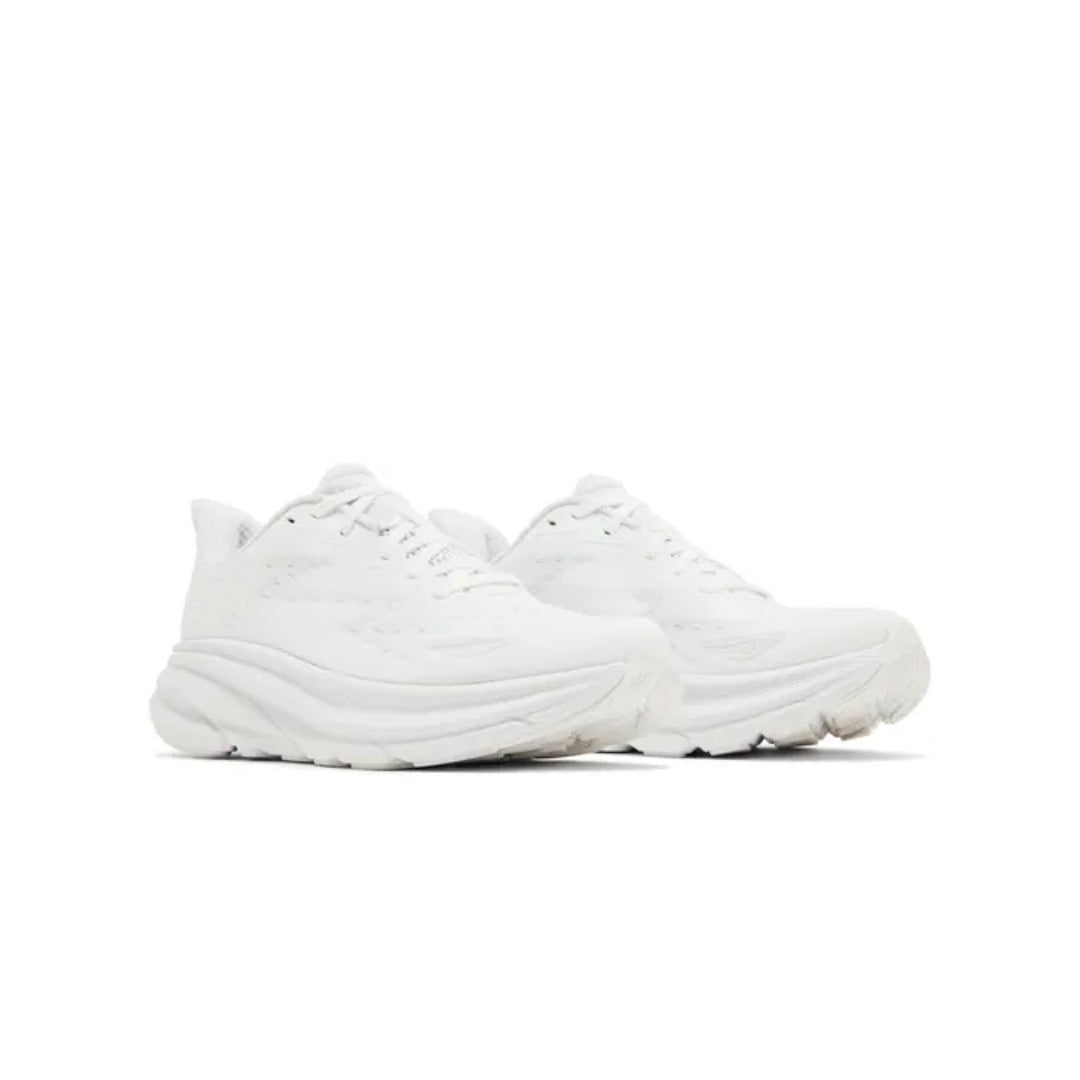 Hoka Clifton 9 'Triple White'