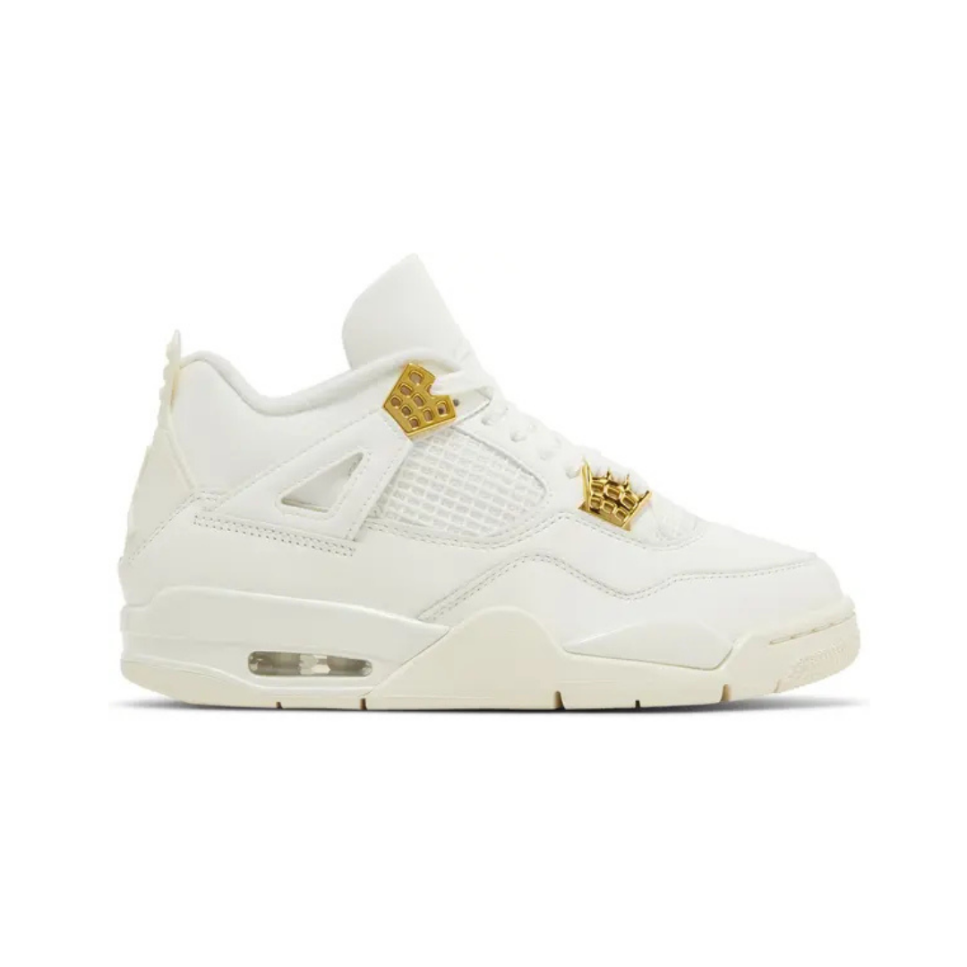Jordan 4 Retro Metallic Gold (Women's)