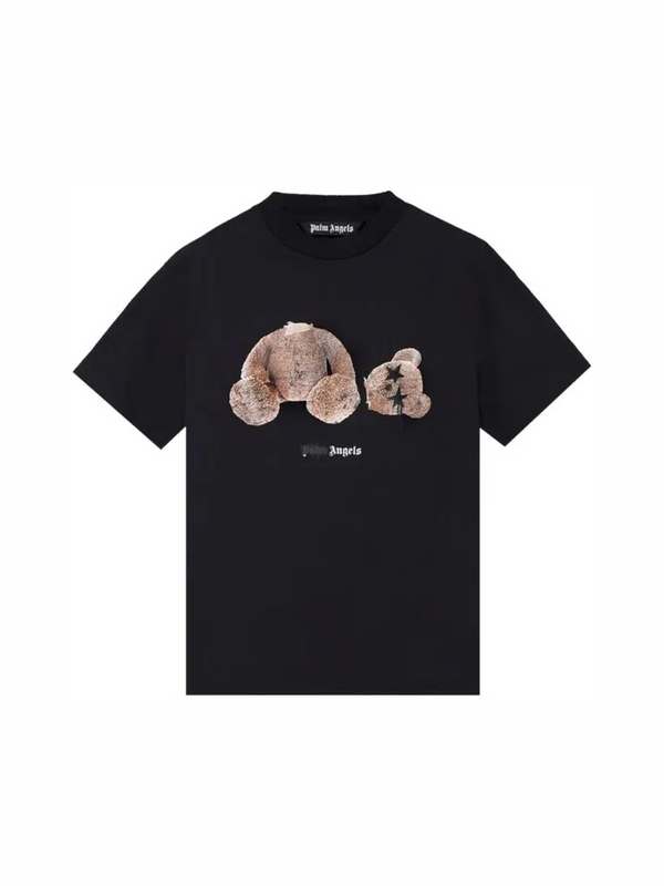 Palm Angels Spray PA Bear Classic Tee 'Black' - reference