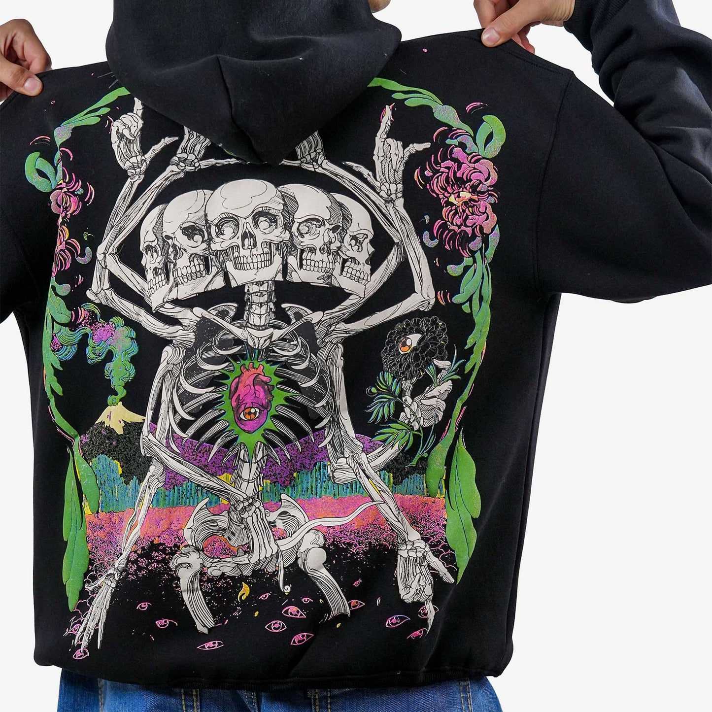 Khaaki Oversized Hoodie Black - Hypnosis