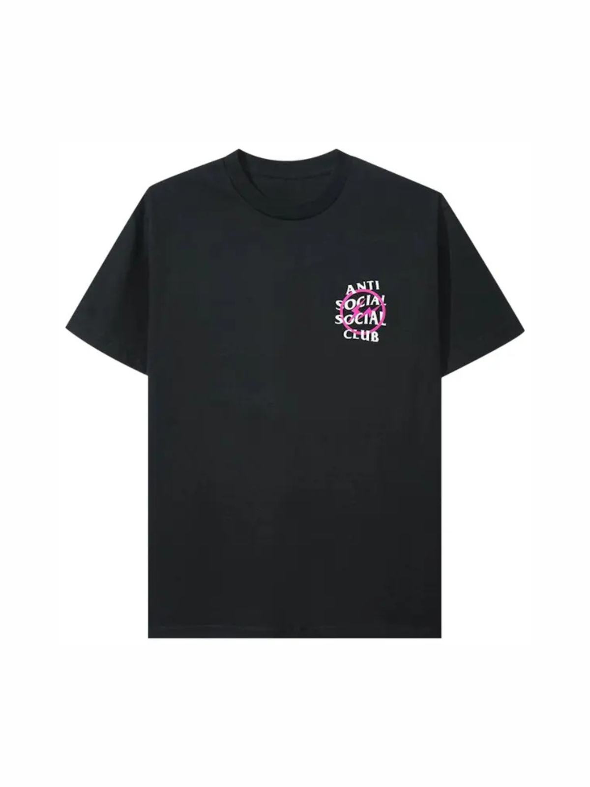 Anti Social Social Club x Fragment Bolt Tee 'Black/ Pink'